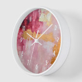 Pinselstriche mit künstlerischen Pinselstrichen Go Uhr (Winkel)