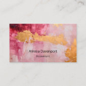 Pinselstriche mit künstlerischen Pinselstrichen Go Visitenkarte (Vorderseite)