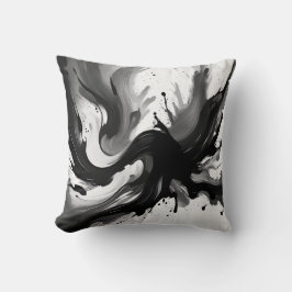 Pinselstriche mit künstlerischen Pinselstrichen Kissen