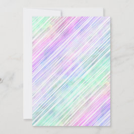 Pinselstriche mit Regenbogenneigung : Einladung