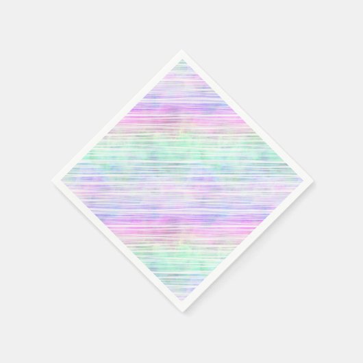 Pinselstriche mit Regenbogenneigung : Serviette (Ecke)