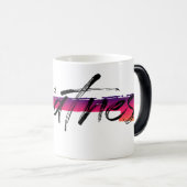 Pinselstriche Motivierend Tasse für Zitate (VorderseiteRechts)