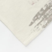 Pinselstriche personalisiert fleecedecke (Ecke)
