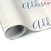 Pinselstriche personalisiert geschenkpapier (Rolleneckpunkt)