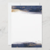 Pinselstriche personalisiert karte (Rückseite)