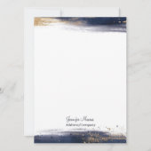 Pinselstriche personalisiert karte (Vorderseite)