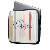 Pinselstriche personalisiert laptopschutzhülle (Vorderseite Links)