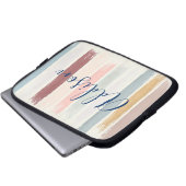 Pinselstriche personalisiert laptopschutzhülle (Vorne Knopf)