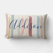 Pinselstriche personalisiert lendenkissen (Vorderseite)