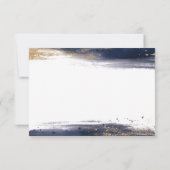 Pinselstriche personalisiert mitteilungskarte (Rückseite)