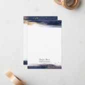 Pinselstriche personalisiert mitteilungskarte (Vorderseite/Rückseite Beispiel)