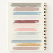 Pinselstriche personalisiert notizblock (Rückseite)