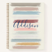 Pinselstriche personalisiert notizblock (Vorderseite)