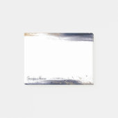 Pinselstriche personalisiert post-it klebezettel (Vorderseite)