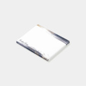 Pinselstriche personalisiert post-it klebezettel (angewinkelt)