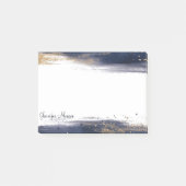 Pinselstriche personalisiert post-it klebezettel (Vorderseite)