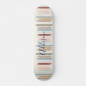 Pinselstriche personalisiert skateboard (Vorne)