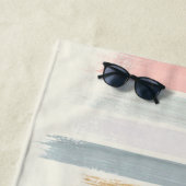 Pinselstriche personalisiert strandtuch (Beispiel)