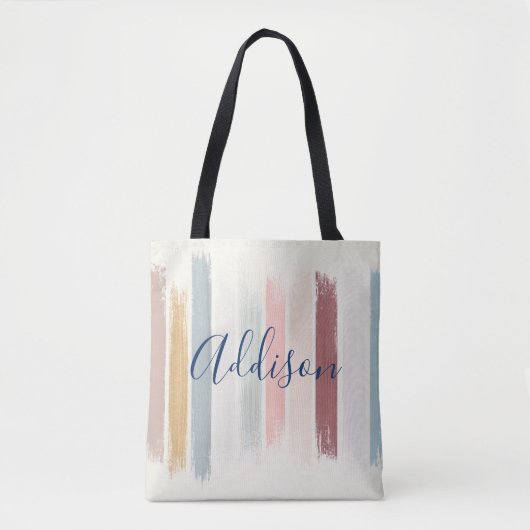 Pinselstriche personalisiert tasche (Vorderseite)