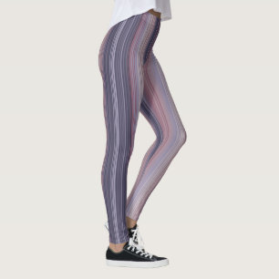 Pinselstriche, Pflaume, Mauve, Rose, Rosa Leggings