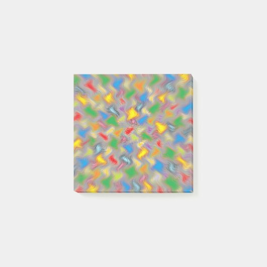 Pinselstriche Post-it Klebezettel (Vorderseite)