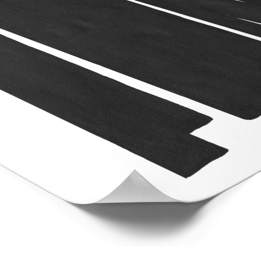 Pinselstriche Poster (Ecke)