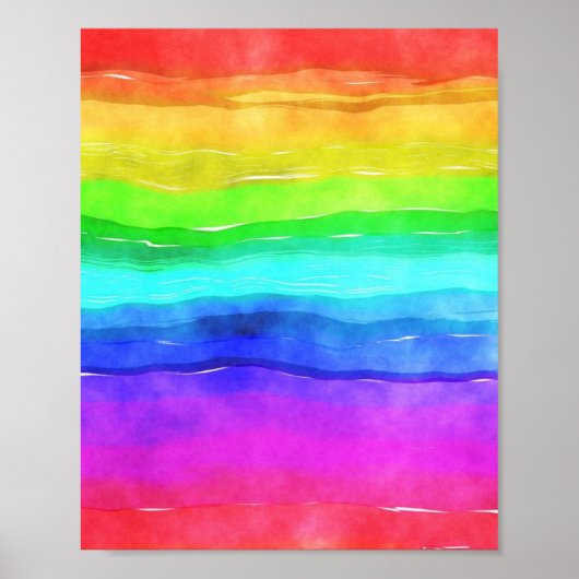 Pinselstriche Poster (Vorne)