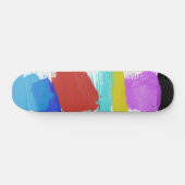 Pinselstriche Skateboard (Horizontal)