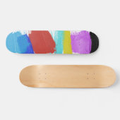 Pinselstriche Skateboard (Horizontal)