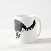 Pinselstriche, stiller Schluck Kaffeetasse (VorderseiteRechts)