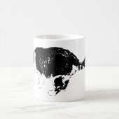 Pinselstriche, stiller Schluck Kaffeetasse (Mittel)