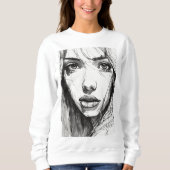 Pinselstriche Sweatshirt (Vorderseite)