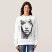 Pinselstriche Sweatshirt (Vorne ganz)
