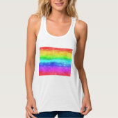 Pinselstriche Tank Top (Vorderseite)