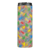 Pinselstriche Thermosbecher (Rückseite)