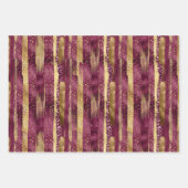 Pinselstriche und Konfetti Geschenkpapier Set (Vorderseite)