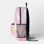 Pinselstriche und Pinselstriche Bedruckter Rucksack (Rechts)