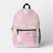 Pinselstriche und Pinselstriche Bedruckter Rucksack (Vorderseite)