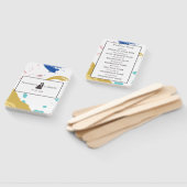 Pinselstriche und Silhouette Fächer (Non-assembled)