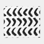 Pinselstriche Vintag nahtlos. Schwarz und Fleecedecke (Vorderseite (Horizontal))