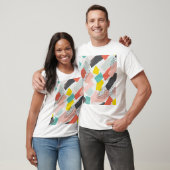 Pinselstriche: Vintages Muster. T-Shirt (Unisex)