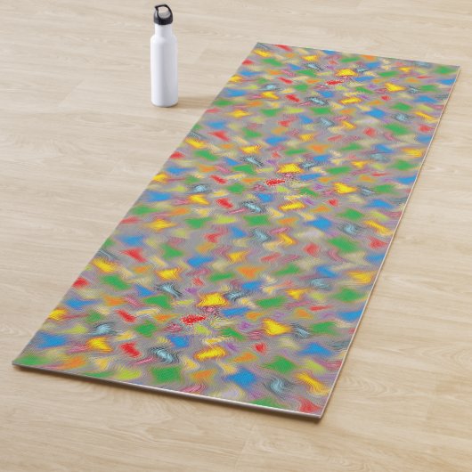 Pinselstriche Yogamatte (Beispiel)