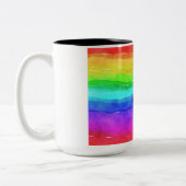 Pinselstriche Zweifarbige Tasse (Links)