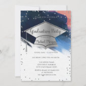 Pinselstrichkasten, Diamanten-Abschluss Einladung (Vorderseite)