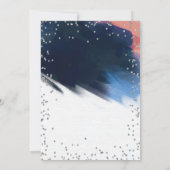 Pinselstrichkasten, Diamanten-Abschluss Einladung (Rückseite)