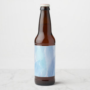 Pinselstrichkunst, abstrakt, cool bierflaschenetikett
