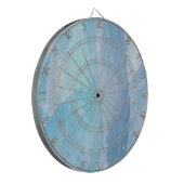 Pinselstrichkunst, abstrakt, cool dartscheibe (Vorderseite Links)