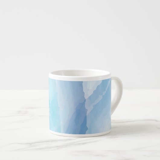 Pinselstrichkunst, abstrakt, cool espressotasse (Vorderseite Rechts)