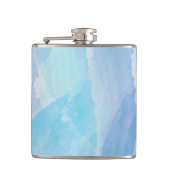 Pinselstrichkunst, abstrakt, cool flachmann (Vorderseite)