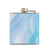 Pinselstrichkunst, abstrakt, cool flachmann (Rückseite)